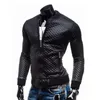 Vente en gros - Vestes en cuir Hommes Vêtements Veste de moto à manches longues Veste en cuir pour hommes Manteaux Streetwear Slim Fit Chaqueta Moto