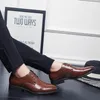 Mode män lägenheter högkvalitativa äkta läder skor manlig spets-up affärsman sko män klänning-skor höst oxfords plus storlek