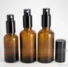 Wholesale 330pcs-30ML 264pcs-50ml Amber Glass Sprayer Bottles For Essential Oil Perfume Water Spray Bottles Dark Brown Cosmetic Containers