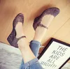 Mode Kvinnor Regnskor Hollow Out Nest Jelly Shoes Mary Jane Wedges Skor 2 Färger