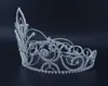 Kronen volledige cirkelvorm voor Miss Beauty Pageant Contest Crown Auatrian Rhinestone Crystal Hair Accessories For Party Show 02430516612243
