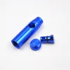 Metal Snuff Snorter Fumage Pipe Mini Bullet Shape Rocket Smoke Pipes Acessórios para fumantes