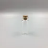 5 7 10 15 20 ML Klarglas Korkflasche Miniaturglasflasche Phiole mit Korken Leere Probengläser Klein