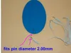 110PCS Oval Large Big Replacement Electrode Pads For Tens machine Tens Slimming massager Reusable via dhl No odor3427570