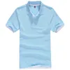 男性用の真新しいメンズポロシャツポロスメンコットン半袖シャツ夏のジャージーゴルフフェニスプラスサイズXS -3XL