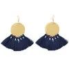 Idealway Fashion 5 Colors Gold Ploated Ally Draad Tassel Shourouk Oorrings