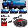 Waterdichte 60 inch rood / wit LED Strip Light Bar Truck Reverse Rem Turn Signal Tail voor Ford GMC Chevy Dodge Toyota Nissan (Pack of 2)