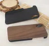 Bambu Trä för Samsung Galaxy S5 S6 S7 Edge S9 S8 Mobiltelefonväska Trä hårdbackskydd för iPhone 6 Plus 7 6s 8 x Mobiltelefonväskor