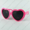 Kleurrijke liefde zonnebrillen vrouwen 13 kleuren feest hart brillen gaga star style uv400
