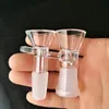 Adaptateur d'entonnoir transparent 14mm gros verre bongs conduites d'eau narguilé plates-formes pétrolières fumer avec compte-gouttes