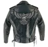 Perfekter Adler-Stickerei-Patch, Tattoo-Tinte, Kunst-Design, Jacken-Patches, Biker, 28 cm, 21 cm, Eisen-Patch 3048