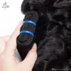 Mokre i faliste ludzkie włosy do ucha koronkowe zamykanie czołowe z wiązkami malezyjska fala wodna Virgin Human Hair Weave Bundle z FRO5210750