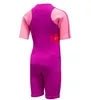 New 2mm neoprene kids short sleeve one piece diving wetsuit boys snorkelling wear girls surfing wetsuit1544285