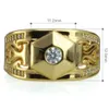 MEN'S 18K GOLD FILLED WEDDING ENGAGEMENT RING BAND (R285) SZ 8-15