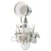 BM8000 Professional Sound Studio Recording Condenser Wired Microphone 3.5mm Plug Stand Holder Pop Filter for KTV Karaoke
