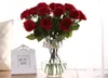 Yapay Gül Çiçekler Tek Uzun Kök Buket BÜYÜK SIZELAMA Çiçek Düğün Duvar Düğün Buket Ev Dekorasyon Partisi Aksesuar