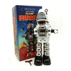 Cartoon WindingupTin Scherma Robot Artigianato manuale Giocattoli nostalgici Accessori per la casa Kid039 Regali di compleanno per feste Raccogliere4068801