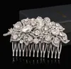 Moda Nupcial Do Casamento Tiaras Impressionante Rhinestone Fino Pente De Noiva Acessórios De Jóias Escova De Cabelo De Cristal Frete Grátis LY198