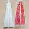 White Transparent PVC Dust Bag For Wedding Dresses Prom Evening Gowns Bags Waterproof Garment Cover Travel Storage Dust Covers Thr7679977