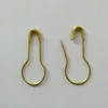 1000 pcs light yellow color pear shaped safety pin, stitch marker, good for DIY craft, hang tags