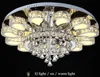 luxury design crystal chandelier lighting modern round LED ceiling fixtures living room lamp fast shipping LLFA