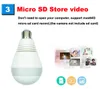 Bulb Light 960p Wireless IP-kamera 360 grader Fullt Visa WiFi Panoramisk Kamera Fisk Eye Mini CCTV Kamera 1.3MP Hem Säkerhet DVR