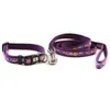 Fashion Purple Nylon Material Dog Collar Leash Dogs Princess Leashes Collars 6043023 Pet Supplies Accessories