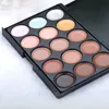 Vente en gros - Professional 15 Colors Concealer Foundation Contour Face Cream Makeup Palette Salon / Party / Wedding / Casual Livraison gratuite