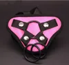 Satinrem på Dildo Harness Justerbar bältesband Byxor för kvinnor Lesbiska leksaker Dildos Dongs2238107