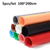 Freeshipping 5 unids / lote 100X200 CM 40X80 pulgadas Material de PVC Antiarrugas Antecedentes Contexto para Photo Studio Fotografía de fondo