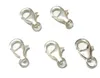 10 sztuk / partia 925 Sterling Silver Lobster Claw Zapięcie dla DIY Craft Moda Biżuteria Prezent W37
