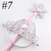 Snowflake ribbon wands crown 2pc set fairy wand girl Christmas party snowflake gem sticks magic wands headband princess crown tiar2399165