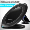 Fast Wireless Charger For Galaxy S8 Plus Quick Charging Desktop Stand Holder For Samsung S7 With Retail Package