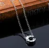 vente nouvel alliage diamant inscription ornements A-Z simple 26-lettre collier femme WFN004 (avec chaîne) mélanger l'ordre 20 pièces beaucoup