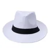 Summer Straw Visor Hats for Women Man Big Cowboy Top Hat hela 2021 Fashion Vacation Sunhat7184191