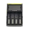 100% oryginalny Nitecore D4 Inteligentny Digi Smart Charger z wyświetlaczem LCD dla 14500,16340 (RCR123), 18650,22650,26650, AA, AAA baterii