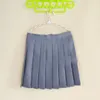 Korean Uniform for Girls Pleated Cosplay Cute Japanese School Student Skirt High Waist 4XL Navy Mini Skirt