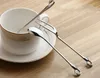 Creative Swan handel dessert fruit fork coffee spoon zinc alloy two fork spoon support custom and wholesale