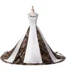 Newest A-Line Sweetheart Camo Satin Wedding Dresses Gown Lace Up Plus Size Wedding Party Bridal Gowns BM92