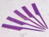 20pcs/lot Free Shipping Mini Pointed Tail Hair Comb Plastic Hair Comb Beauty Tools Hair Brush 21x2.5cm Mix colors