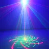 Mini 20 RG Patterns Laser Projector Stage Equipment Light 3W Blue LED Mixing Effect DJ KTV Show Holiday Laser Stage Lighting L20RG