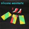 Boxen kleinere Wachmatebeh￤lter Big Silicon Gummi Silicon Speicherquadratform Wachsgl￤ser DAB -Konzentrat -Werkzeug Dabber￶lhalter Silikon Bong