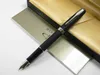 2 Stück Büro Parker Golden Gift Matte Black M Nib Füllfederhalter