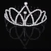 Filles couronnes avec strass bijoux de mariage bijoux de mariée hachoirs d'anniversaire Performance Performance Pageant Crystal Tiaras Mariage Accessoires # BW-T037