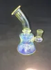 Glass hookah, gtl luminous oil drilling rig bong, smoking pipe, 14mm joint are welcome to order