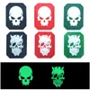 Rubberen badges armbandstickers PVC Patch Luminous Chapter Tactical Glow in the Dark Outdoor Hook en Loop Fastener NO14-506