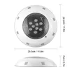 Podwodny basen spa 9W jasny LED kolorowy RGB IR Pilot pilot 12w 15w 18w