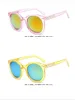 2017 latest lady sunglasses round frame glasses retro sunglasses lens gradient UV400 sunglasses lady WS68