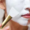 Siliconen gezicht masker borstel masker schoonheid tool zachte siliconen gezichtsmodder masker applicator haarloze body lotion en body boter applicator tool