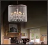 Loft 15 Luzes Lustre Grande Luminária Pingente de Chuva K9 Luz de Cristal para Decoração de Casa